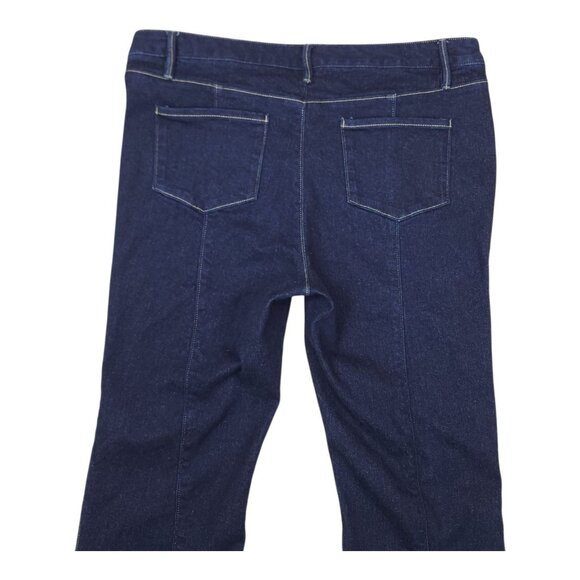 Spartina 449 Womens Denim Pants Jeans Size 14 Cotton & Spandex Blend Dark Wash - Picture 7 of 12